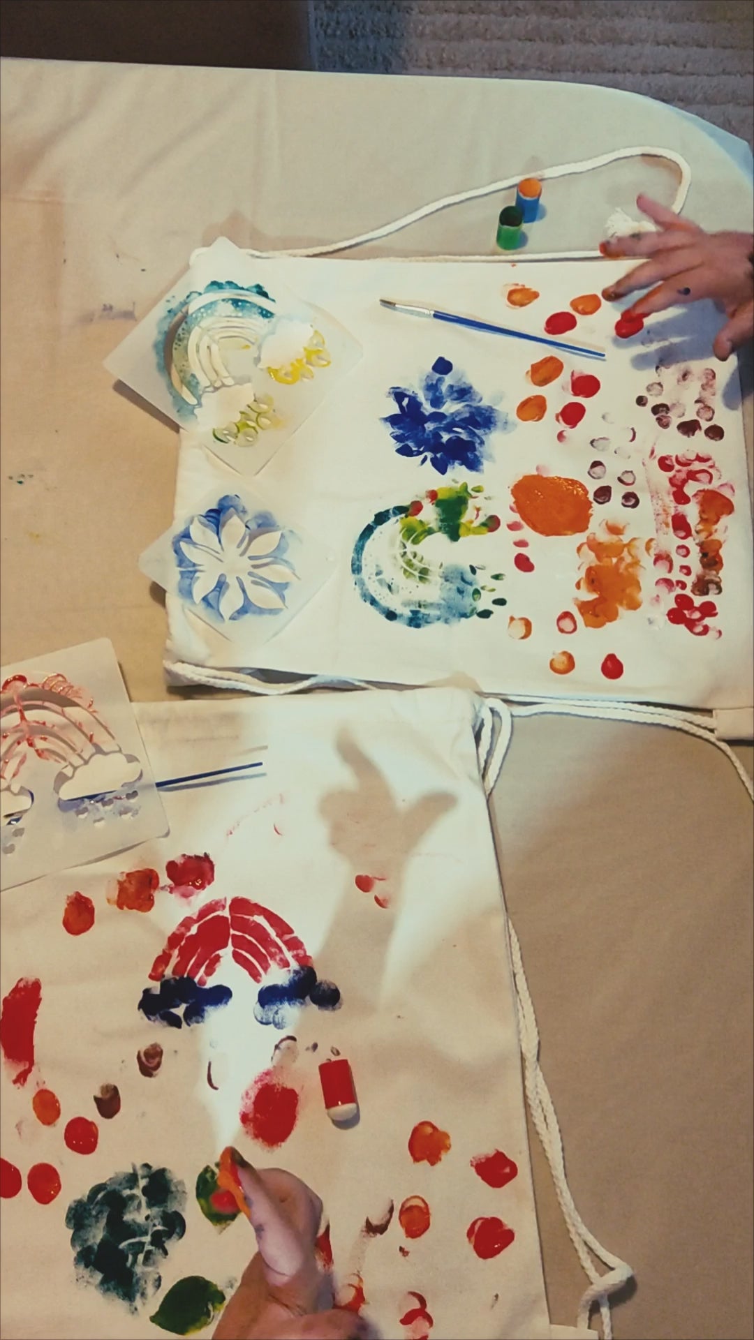 🎒 Craft Kit Τσάντα Καμβά (5–10 ετών)