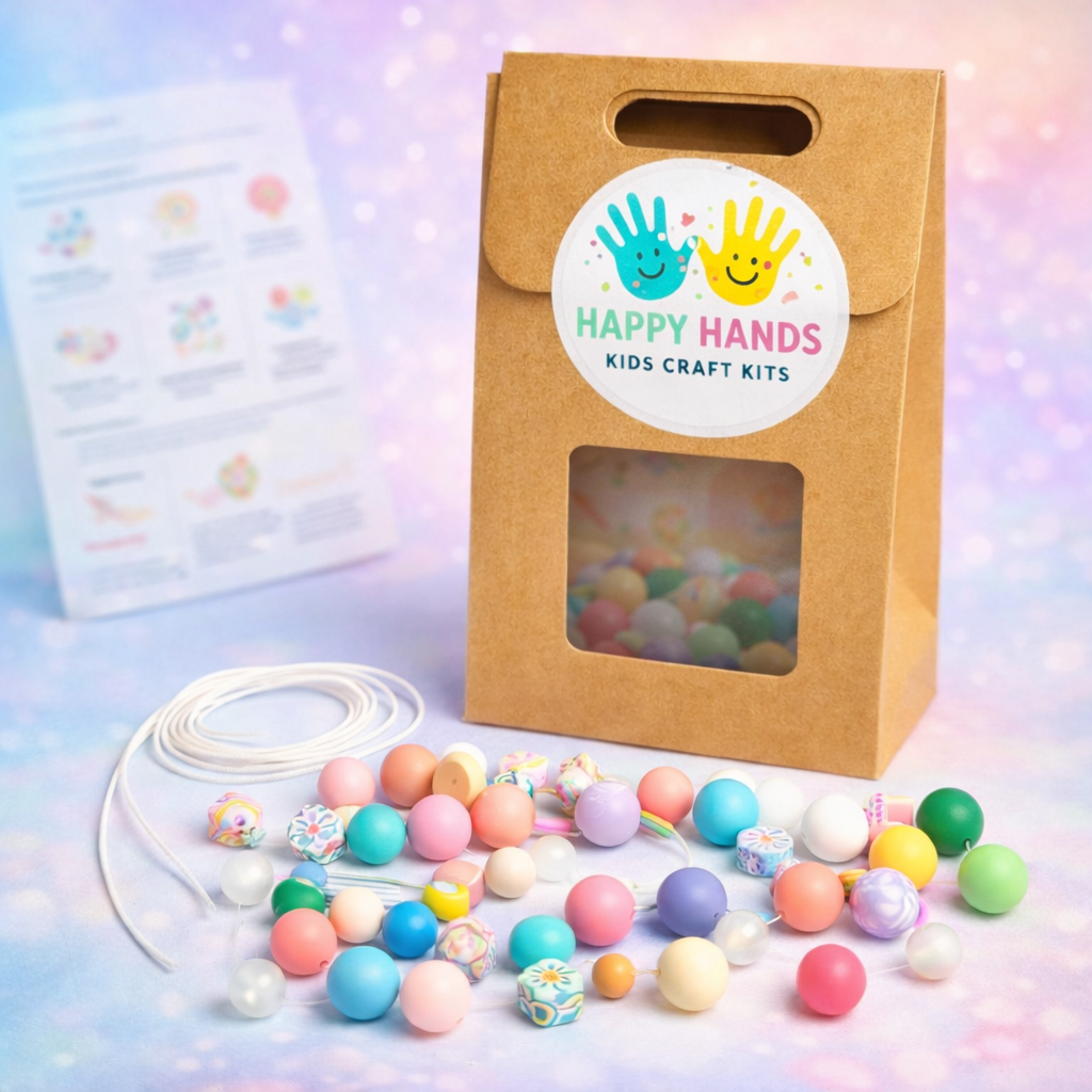 💕 Craft Kit Κολιέ & Βραχιόλι για Κορίτσια (5–10 ετών)