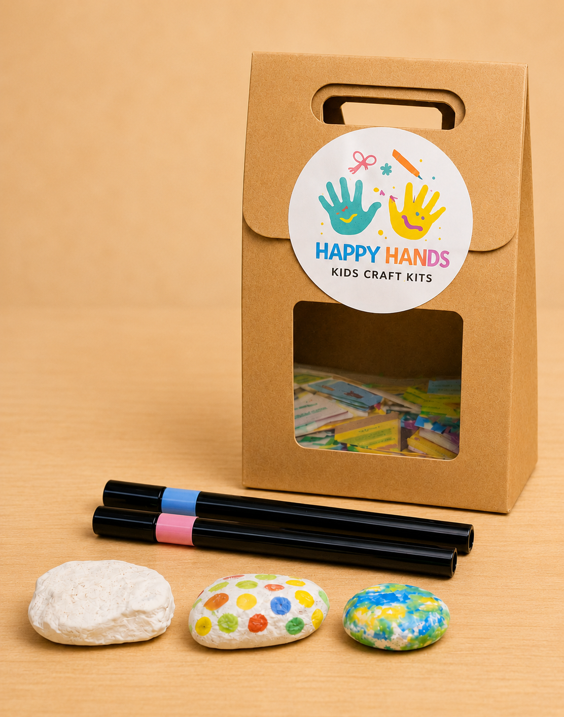 Mini kit ζωγραφίζω πέτρες