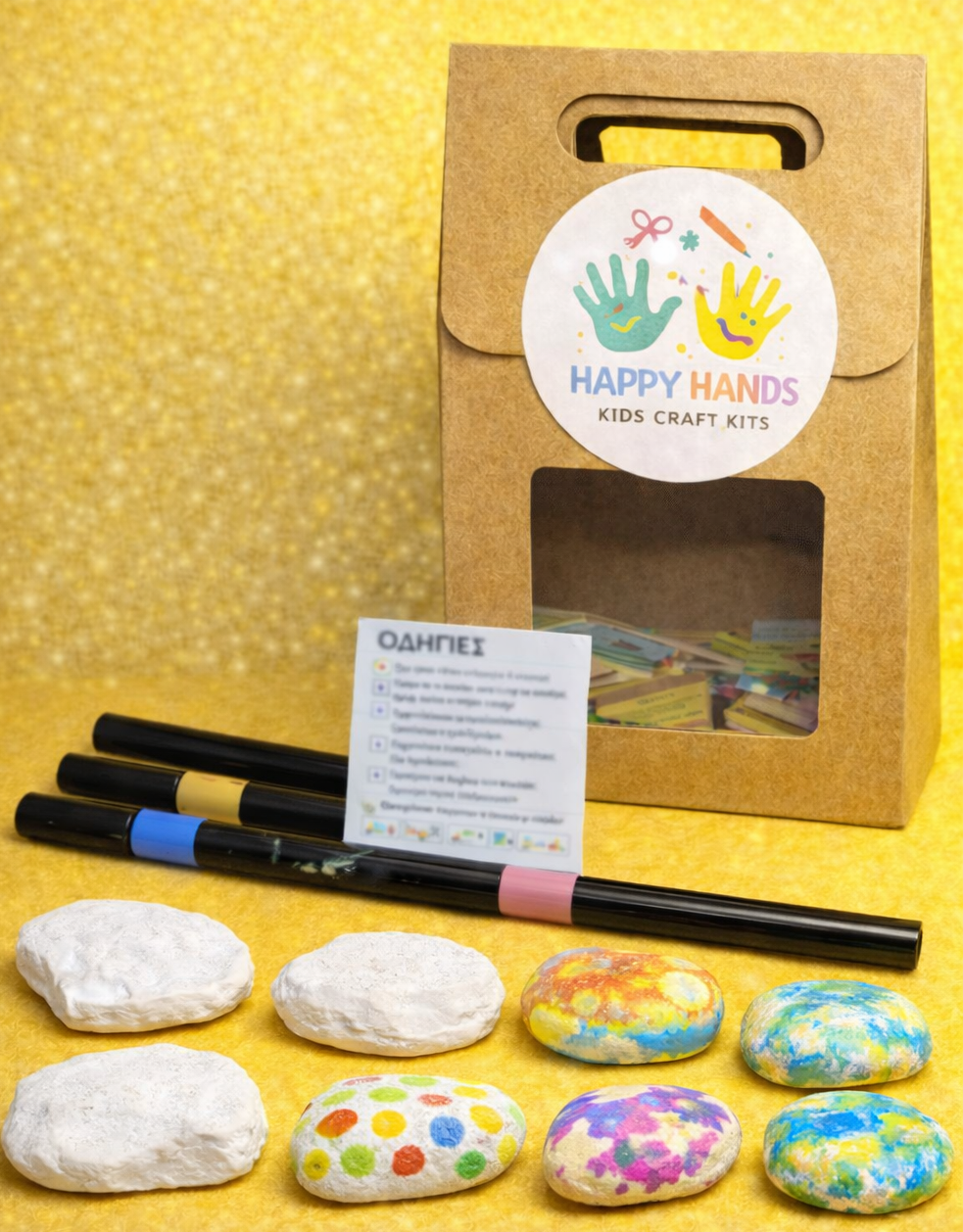 Craft Kit Ζωγραφική σε Πέτρες .
